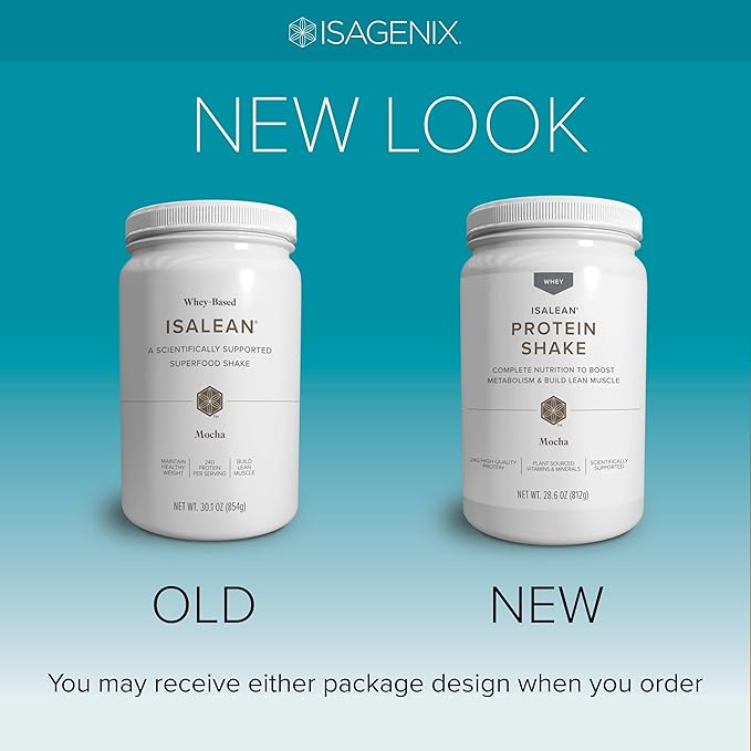 IsaLean Protein Shake - Complete Superfood Meal Replacement for Maintaining Healthy Weight and Lean
