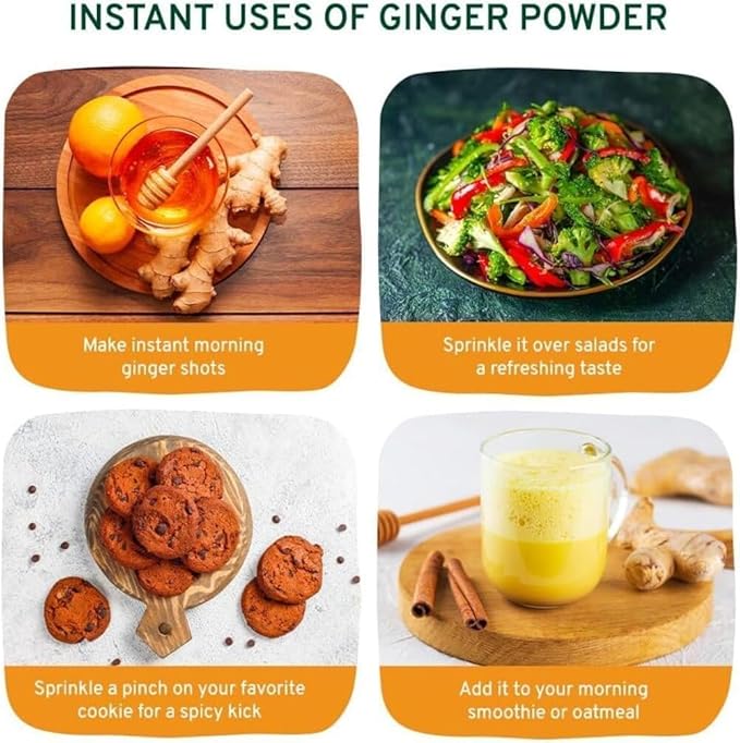 HANDPICK Ginger Powder (14oz/397g) No Additives, No Preservatives, No Fillers | Ginger Root Powder