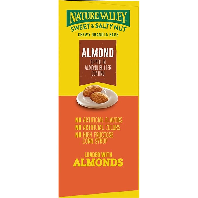 Nature Valley Sweet and Salty Nut Granola Bars, Almond, 15 Bars, 18 oz
