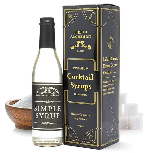 Liquid Alchemist Simple Syrup for Cocktails - Real Ingredients Make our Simple Sugar Syrup the