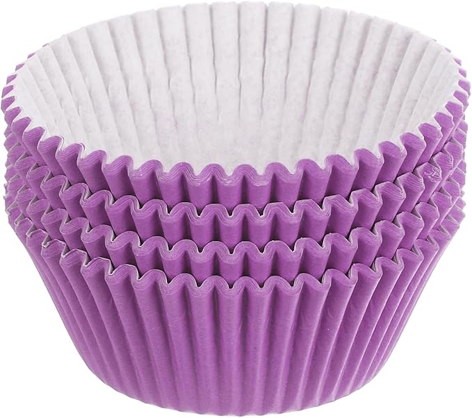 uxcell 100 Pcs Cupcake Liners, Muffins Paper Baking Cups Wrappers Standard Greaseproof for Baking