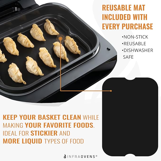 INFRAOVENS Air Fryer Parchment Paper Liners for Ninja Foodi XL Smart FG551 6-in-1 Indoor Grill