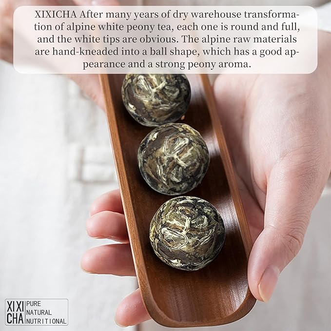 XIXICHA White Tea White Peony Tea 2013 Old White Tea Chinese Tea Fuding Dragon Pearls Tea7oz bai mu