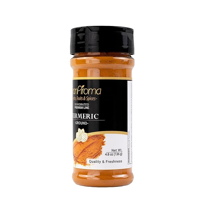 GranAroma Ground Turmeric, Earthy Flavor, Essential Spice for Cooking (4.8 Ounce)
