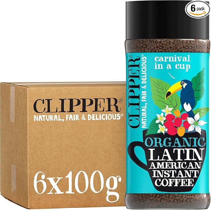 Clipper Coffee: Organic Latin American Instant Coffee – Medium Roast Coffee, Freeze Dried &