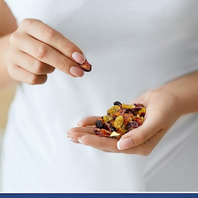 Traina Home Grown All American Sun Dried Fruit Blend - Diced Peaches, Cranberries, Blueberries