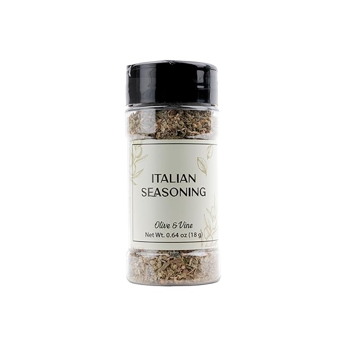 Olive & Vine Italian Seasoning, Herb Blend, Use in Pasta, Pizza, Salads, Rich Tradition, Authentic