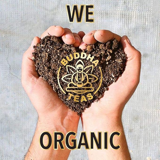 Buddha Teas Organic Bilberry Leaf Tea - OU Kosher, USDA Organic, CCOF, 18 Bleach-Free Tea Bags