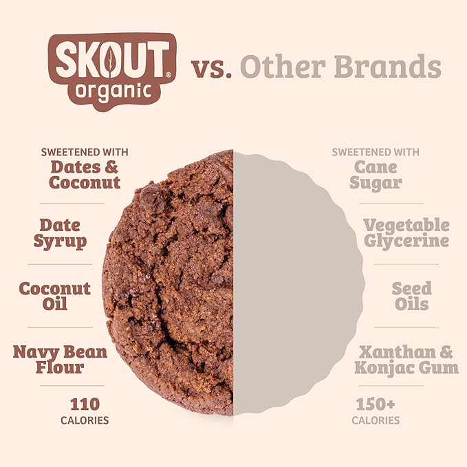 Skout Organic Soft Baked Cookie Variety Pack (3 Pack) | Soft Baked Cookies | Plant-Based | Vegan |