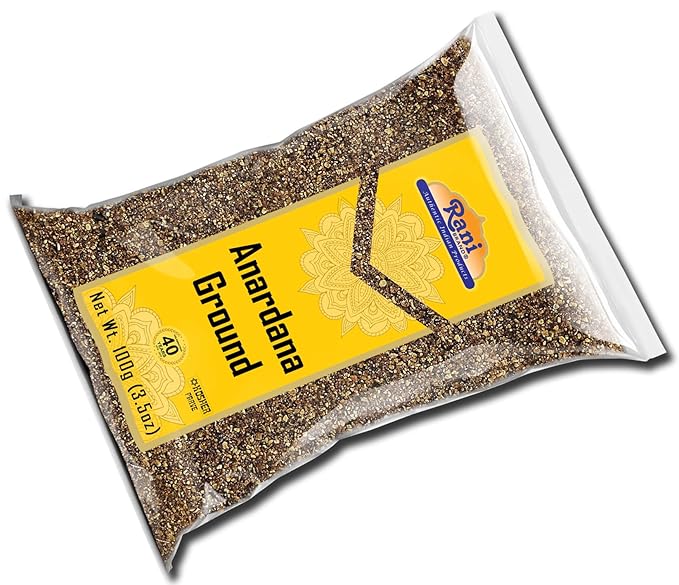 Rani Anardana (Pomegranate) Ground, Indian Spice 3.5oz (100g) ~ All Natural | No Color | Gluten