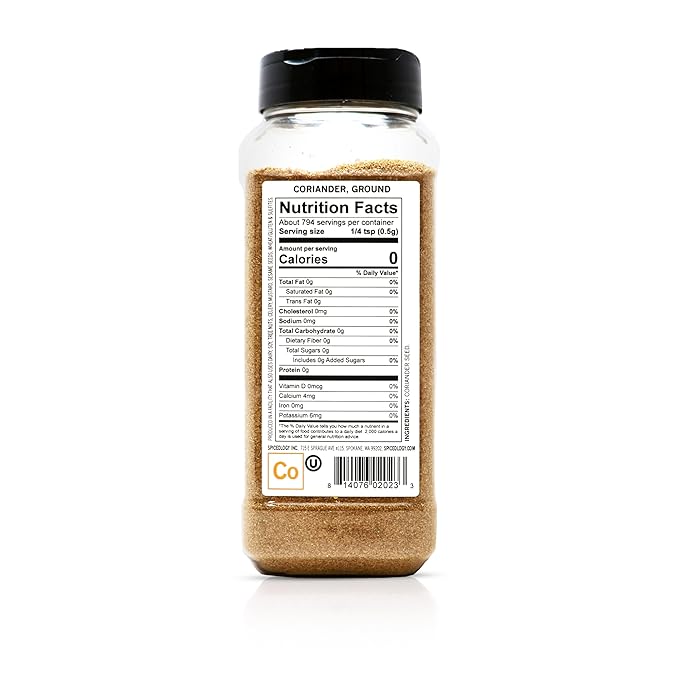 Spiceology – Ground Coriander Spice – Fresh-Ground Coriander Seed for Curries, Dry Rubs, Baking