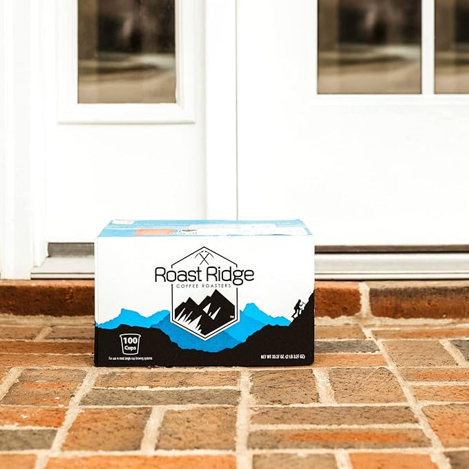 Roast Ridge Single Serve Coffee Pods for Keurig K-Cup Brewers, Southern Pecan, Medium Roast, 100