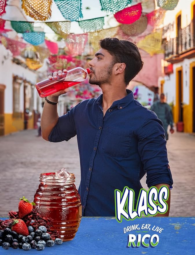Klass Aguas Frescas | Drink Mix Variety Pack | Cucumber Limeade, Strawberry Watermelon, Hibiscus