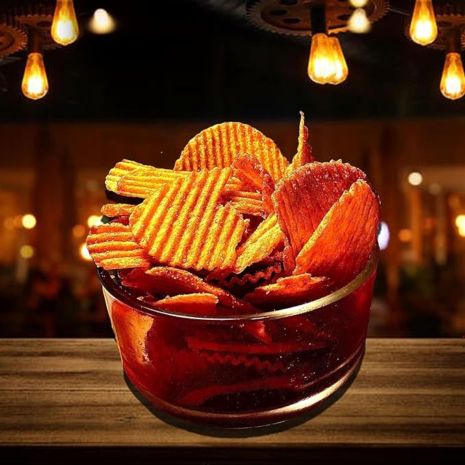 Old Vienna of St. Louis Red Hot Riplets Hot BBQ Chips 1oz Bags (12 Pack) by TranadaCo