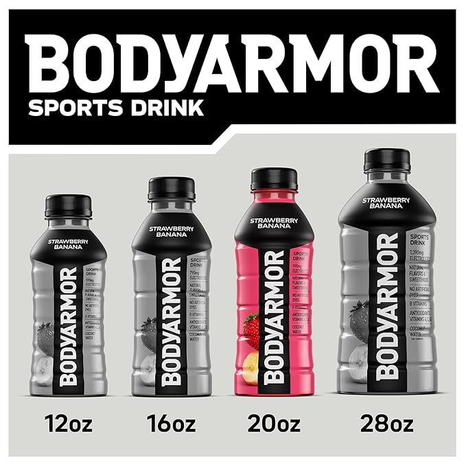 BODYARMOR Sports Drink Sports Beverage, Orange Mango, Coconut Water Hydration, Natural Flavors With