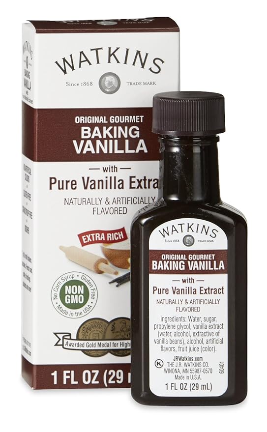 Watkins Original Gourmet Baking Vanilla, 1 Fl Oz (Pack of 12)