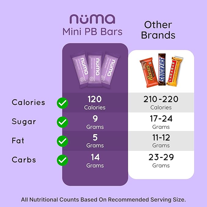 Mini Peanut Butter Black Sesame Bars – Vegan, Low Sugar, High Protein, Low Calorie, All Natural
