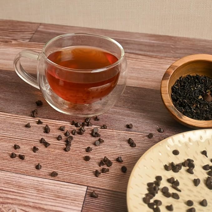 Organic Positively Tea Company, Mint Chocolate Chip, Black Tea, Loose Leaf, 16 Ounce