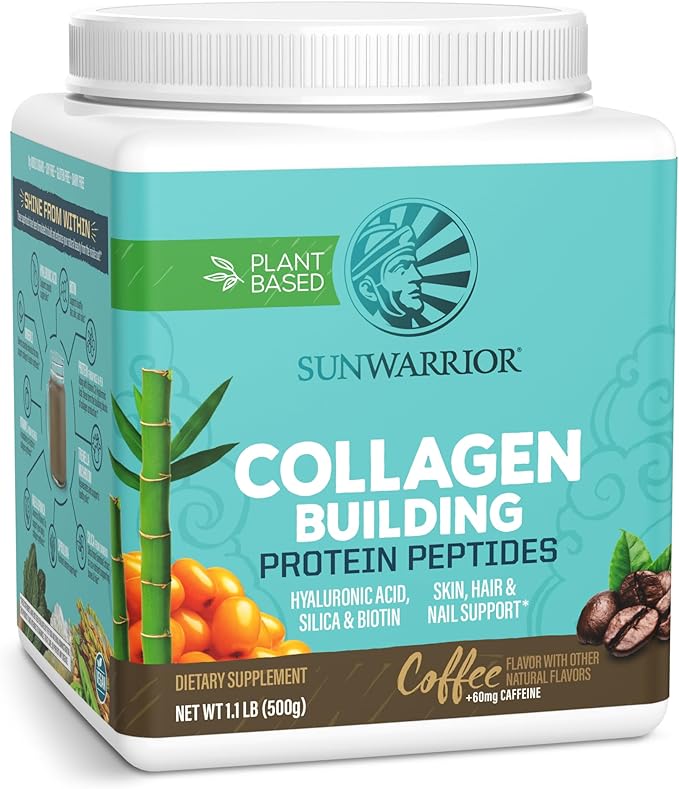 Vegan Collagen Protein Powder for Women Silica Plant Based Collagen Powder Coffee Flavor with Vegan