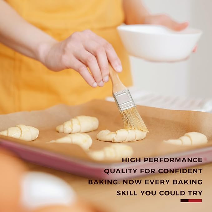 KITESSENSU Baking Pans Sets, Nonstick Bakeware Sets 7-Piece with Round/Square Cake Pan, Loaf Pan