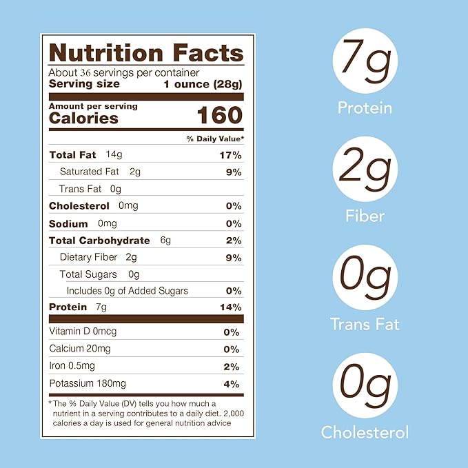 FERIDIES Unsalted Virginia Peanuts, Cooked in Pure Peanut Oil, Non Gmo, Ou Kosher, Cholesterol Free
