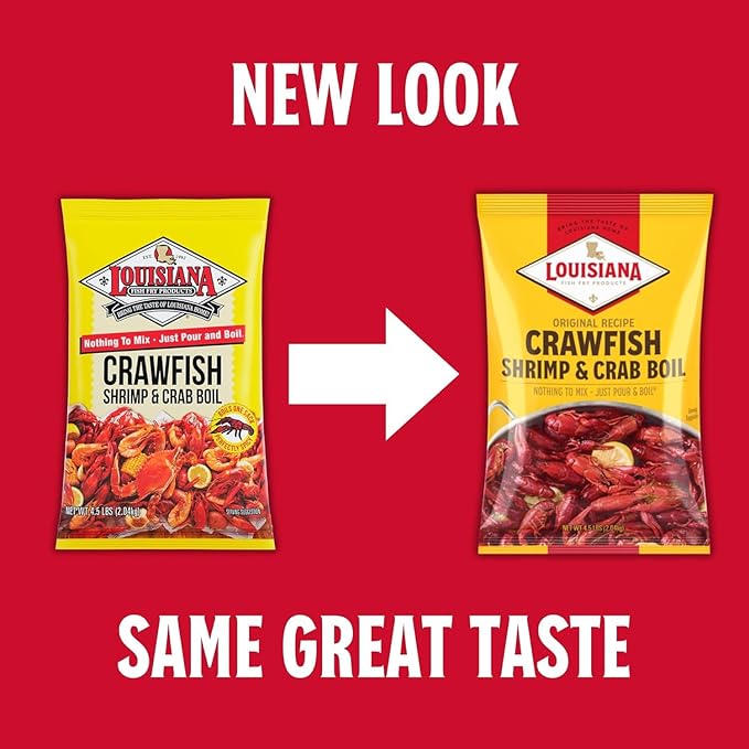 Louisiana Fish Fry Products Crawfish, Shrimp & Crab Boil Seasoning - Spicy & Delicious Seafood
