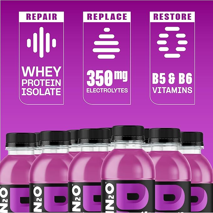 Protein2o Hydration Drink - 2-in-1 Liquid Clear Whey Protein Isolate and Electrolyte Drink - 15g