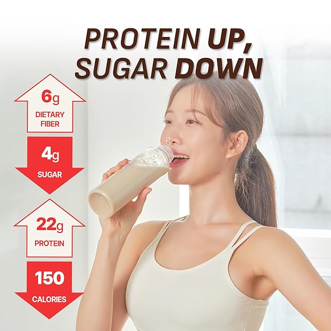 Chocolate Protein Shake, 22g Protein, Low Sugar, Keto-Friendly Meal Replacement Shake, 22.22oz, 14