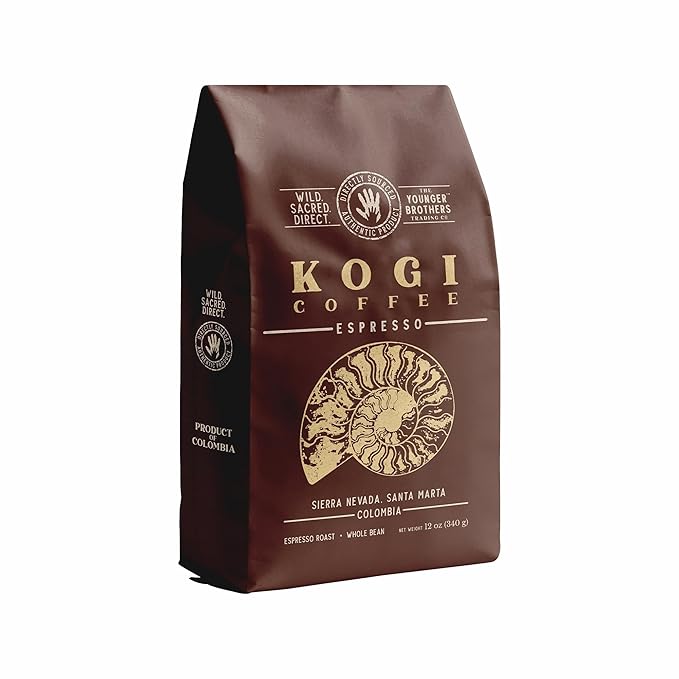 The Younger Brothers Trading Co. Kogi Coffee | Indigenous Wild Grown Whole Bean | Ethically Sourced