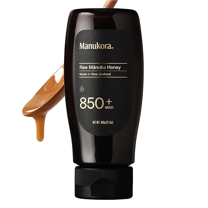 Manukora Raw Manuka Honey, MGO 850+, New Zealand Honey, Non-GMO, Traceable from Hive to Hand, Daily