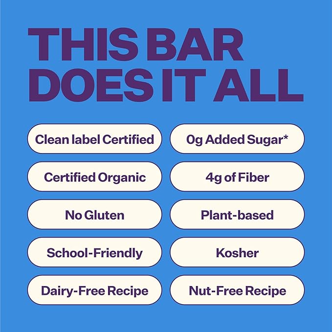 Yumi Organic Toddler Snacks Bars - Gluten-Free, No Added Sugar, 7+ Vegetables, Soft-Baked Crust