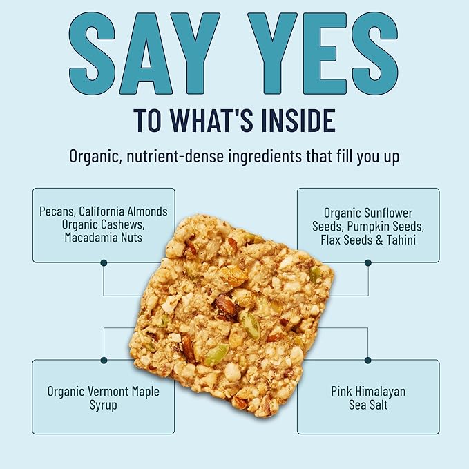 YES Bar ??Salted Maple Pecan ??Plant Based Protein, Decadent Snack Bar ??Vegan, Paleo, Gluten Free
