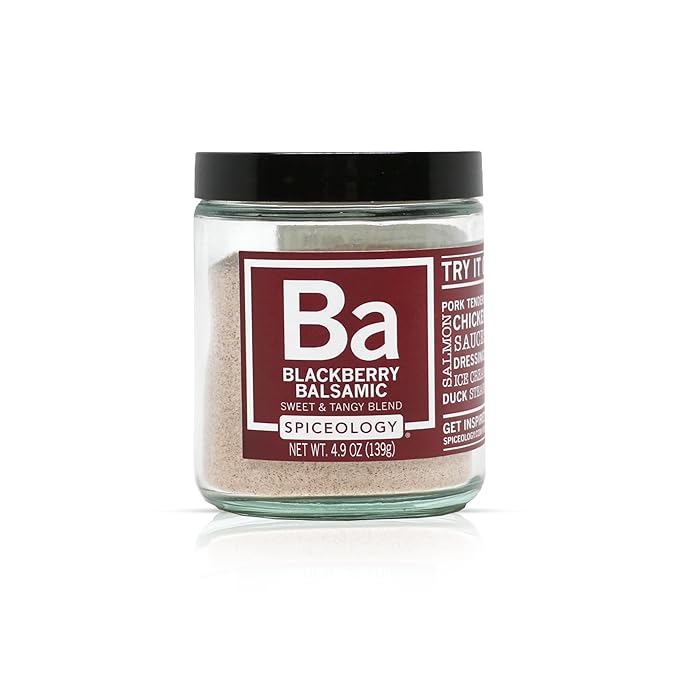 Spiceology ??Blackberry Balsamic Seasoning ??Sweet and Tangy Spice Blend with Blackberry and