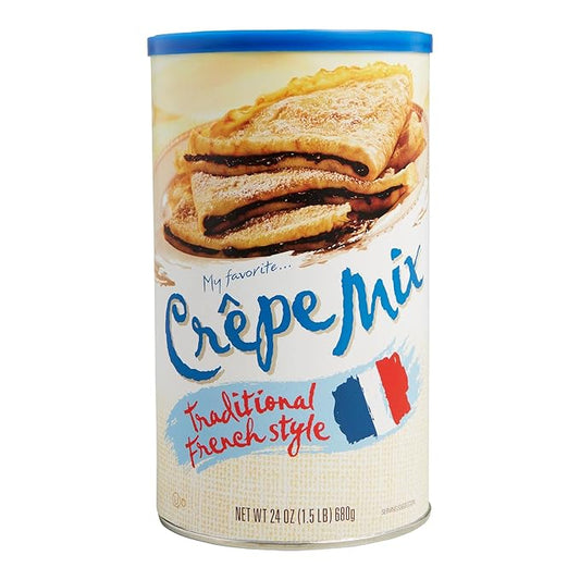 My Favorite Crepe Mix Traditional French Style - Quick Pantry Staples for Crepe Maker - Gourmet