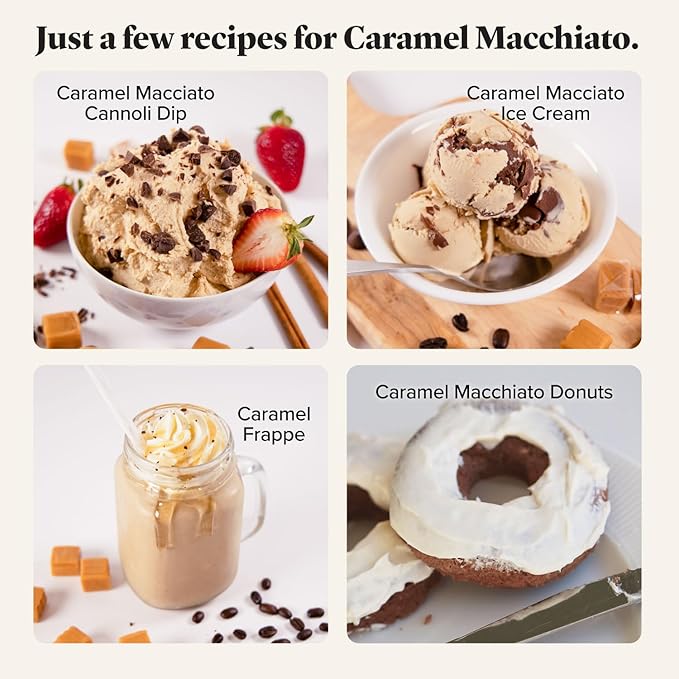 Keto Chow Caramel Macchiato | Keto Meal Replacement Shake Powder | Nutritionally Complete | Low