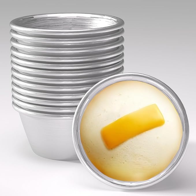 12 Pcs Puto Molder Filipino - 3.1??x 1.2??Reusable Puto Mold Cups for Steamer Filipino - Kutsinta