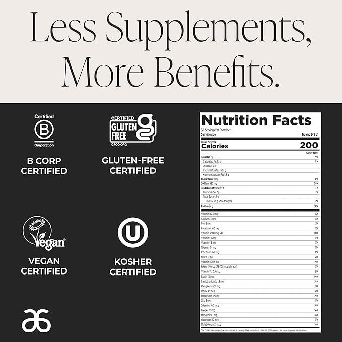 Arbonne EssentialMeal Meal Replacement Shake - Protein Shake, Vegan Protein Powder, Complete Daily
