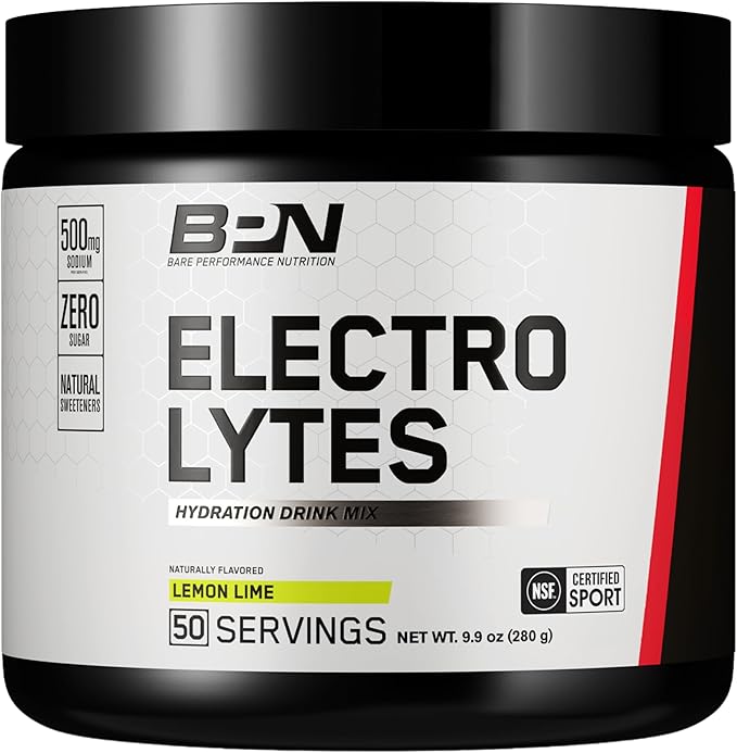 BARE PERFORMANCE NUTRITION BPN Electrolytes Hydration Drink Mix | Sugar Free Electrolyte Powder |