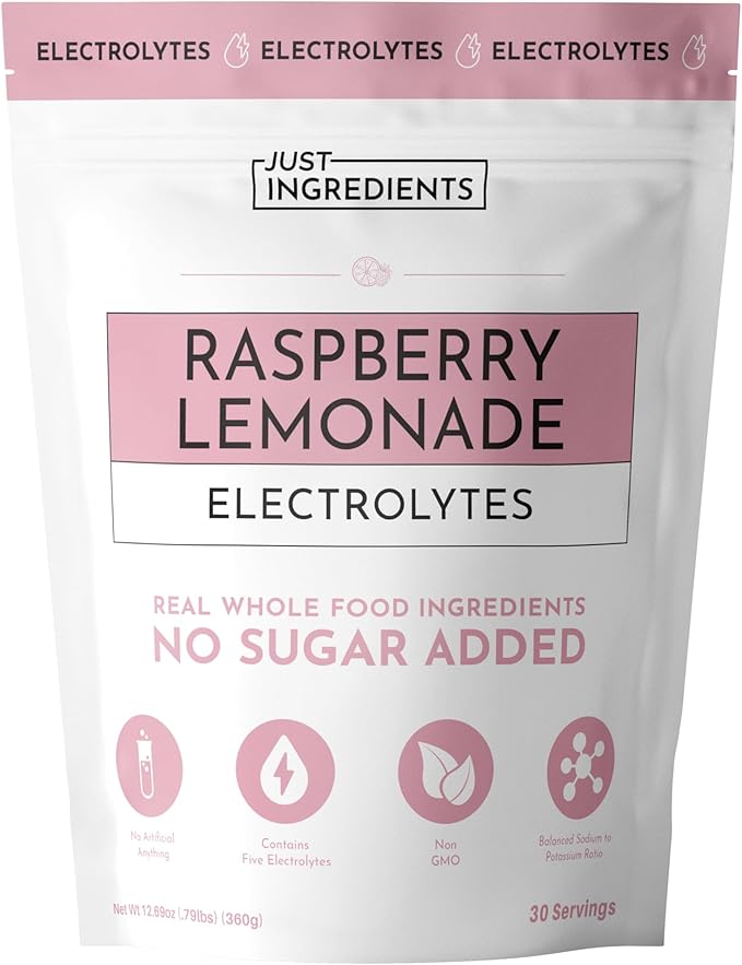 Raspberry Lemonade Electrolytes ??30?‘Serving Hydration Drink Mix with Coconut Water, Essential