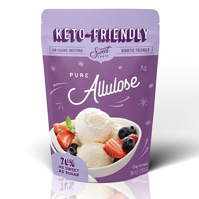 Sweet Logic Keto Baking Mix - Pure Allulose - Gluten-Free - Dairy Free - Diabetic-Friendly All