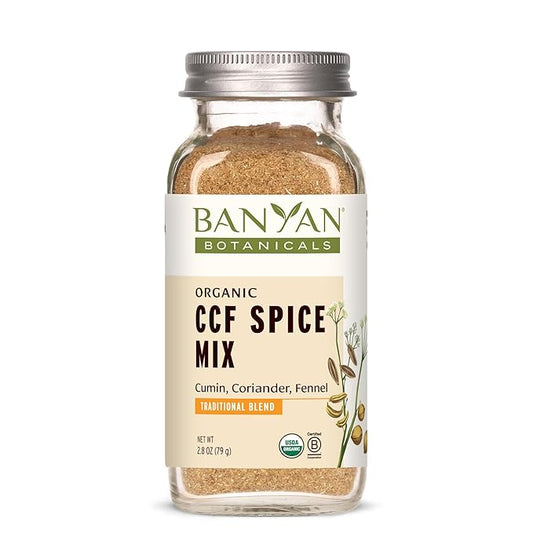 Banyan Botanicals CCF Spice Mix (Cumin, Coriander, Fennel)??Powder Blend of Organic Indian Spices