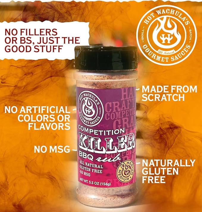 Hot Wachula?™s Killer Rub | Ultimate BBQ Rub Seasoning for Smokers and Pitmasters | World Champion