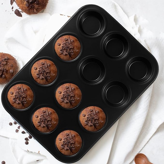 11-Piece Nonstick Baking Pans Set - Professional Grade Carbon Steel Bakeware with Premium Coating