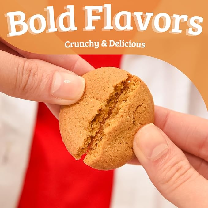 Mi-Del Vanilla Snaps Cookies - Crunchy Vanilla Cookies - Non-GMO Certified, 0g Trans Fat, Healthy