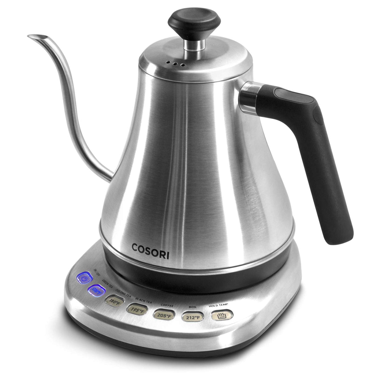 Cosori Gooseneck Electric Kettle with Temperature Control, 0.8L, Silver