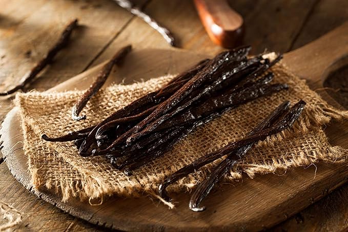 5 Organic Madagascar Vanilla Beans - Whole Extract Grade B Pods for Baking, Homemade Extract