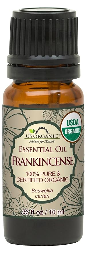 US Organic 100% Pure Frankincense (Boswellia Carteri) Essential Oil - Sourced from The Horn of