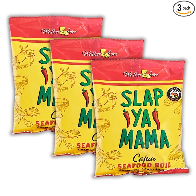 Slap Ya Mama Cajun Seafood Boil Seasoning for Crawfish, Crab and Shrimp, No MSG and Kosher, 1 Pound