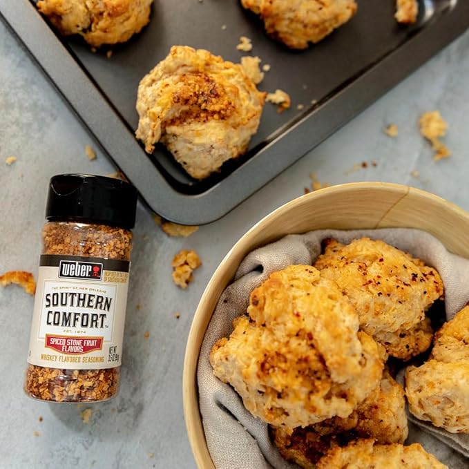 Weber Southern Comfort Whiskey Flavored BBQ Seasoning, 3.5 oz