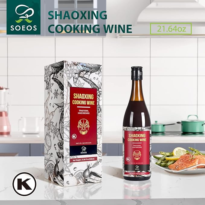 Soeos Shaoxing Cooking Wine, Shaoxing Rice Wine, Chinese Cooking Wine, Rice Cooking Wine, Shaoxing